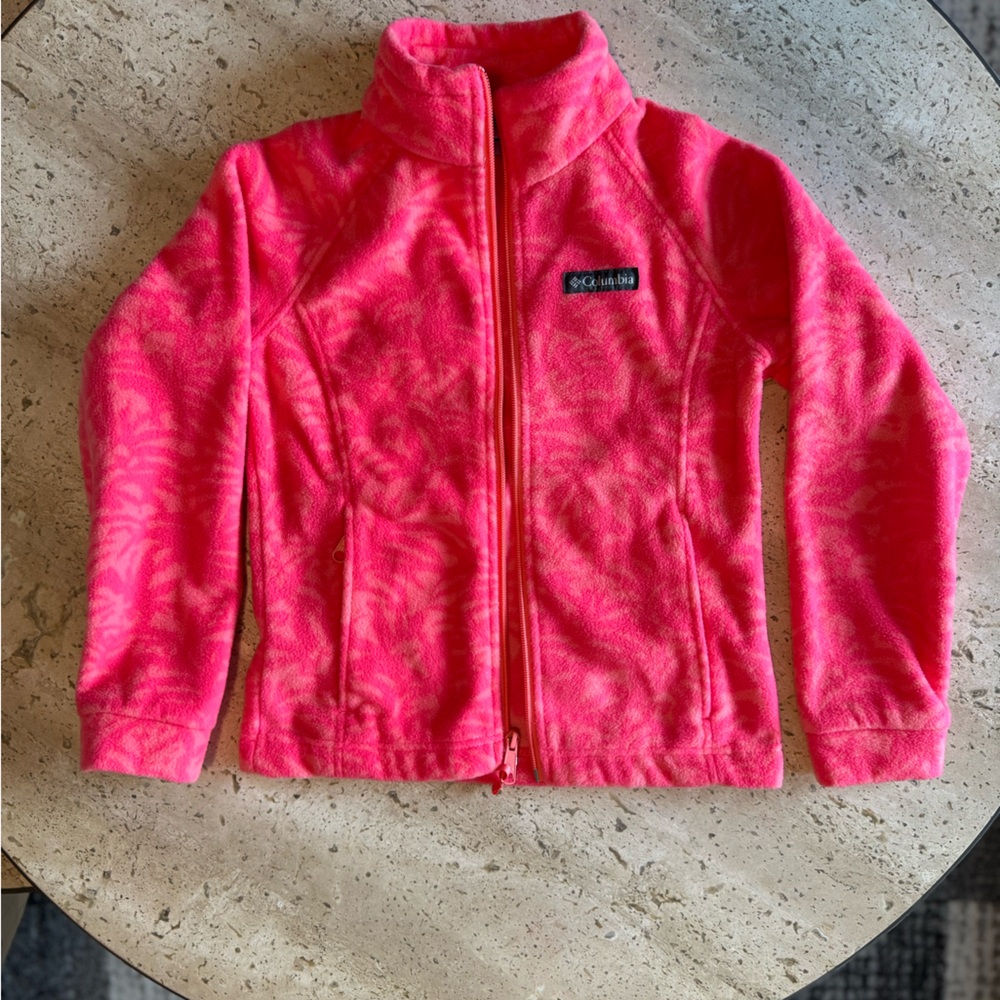 Columbia Bright Pink Fleece Jacket